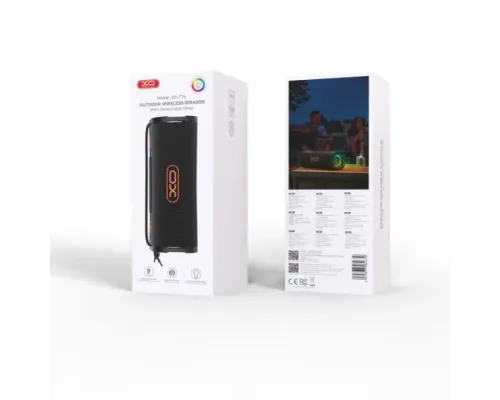 Акустична система XO F76 Portable Outdoor Dynamic RGB Wireless Speaker Чорна mag-6975837586079147347