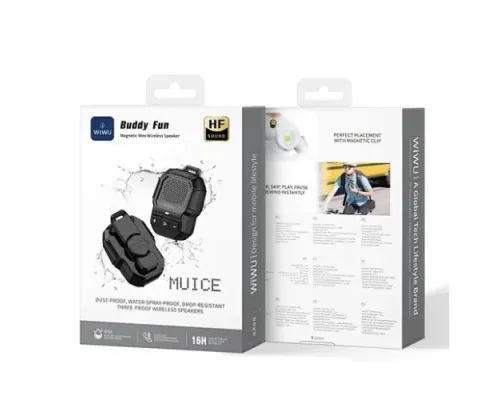 Акустична система WiWU SPK-001 Buddy Fun Speaker Black mag-6977703655407153609