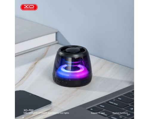 Акустична система XO F62 mini Magnetic Portable Bluetooth Audio 5W Чорна mag-6920680861804140428