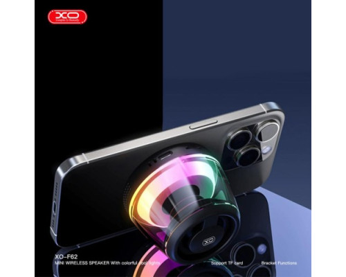 Акустична система XO F62 mini Magnetic Portable Bluetooth Audio 5W Чорна mag-6920680861804140428