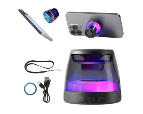 Акустична система XO F62 mini Magnetic Portable Bluetooth Audio 5W Чорна mag-6920680861804140428