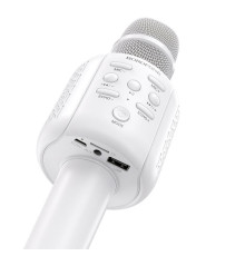 Портативна колонка BOROFONE BF1 Rhyme karaoke microphone White