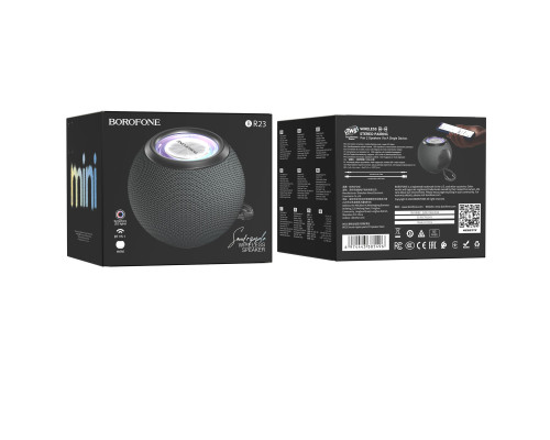 Портативна колонка BOROFONE BR23 Sound ripple sports BT speaker Black