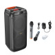 Портативна колонка HOCO HA7 Leader wireless dual-mic outdoor BT speaker Black (6942007612869 )