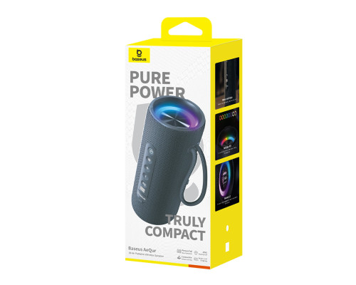 Портативна колонка Baseus AeQur 30 Air Portable Wireless Speaker Twilight Grey (A20072600826-00)