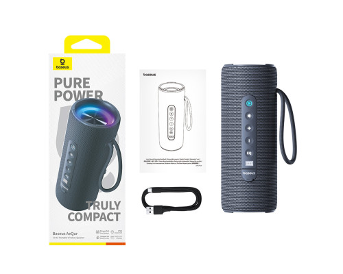 Портативна колонка Baseus AeQur 30 Air Portable Wireless Speaker Twilight Grey (A20072600826-00)