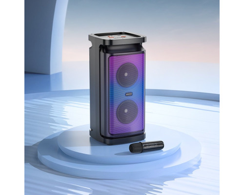 Портативна колонка BOROFONE BP25 Vida BT speaker with microphone Black (6941991119422)