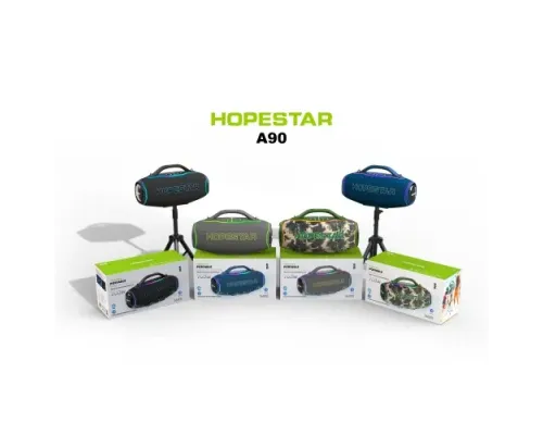 Колонка Bluetooth HOPESTAR A90 with 1pcs UHF microphone 700W Black mag-2000001667941153389
