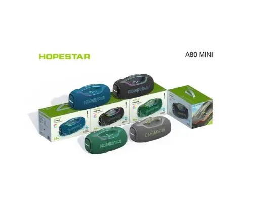 Колонка Bluetooth HOPESTAR A80 MINI 36W Blue mag-2000001674826153894