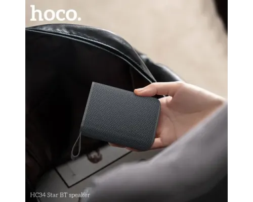 Акустична система HOCO HC34 Star BTspeaker Gray mag-6942007652209152407