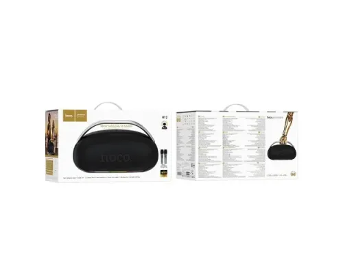 Акустична система HOCO HT2 Melody portable BT speaker Black mag-6942007672153153748