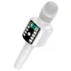 Караоке-мікрофон HOCO L24 Shine karaoke microphone White mag-6942007673778153138