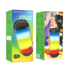 Акустична система BOROFONE BR25 Crazy sound colorful luminous чорна mag-6974443386509145028