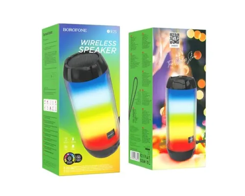 Акустична система BOROFONE BR25 Crazy sound colorful luminous чорна mag-6974443386509145028
