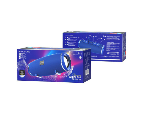 Портативна колонка BOROFONE BR3 Rich sound sports wireless speaker Blue