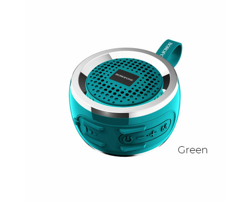 Портативна колонка BOROFONE BR2 Aurora sports wireless speaker Green