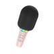 Портативна колонка BOROFONE BFK2 Elf karaoke microphone Pink