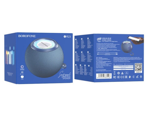 Портативна колонка BOROFONE BR23 Sound ripple sports BT speaker Dark Blue