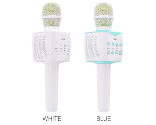 Портативна колонка HOCO BK5 Cantando karaoke microphone Blue