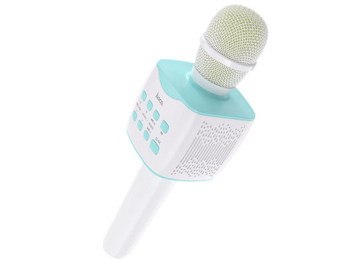 Портативна колонка HOCO BK5 Cantando karaoke microphone Blue