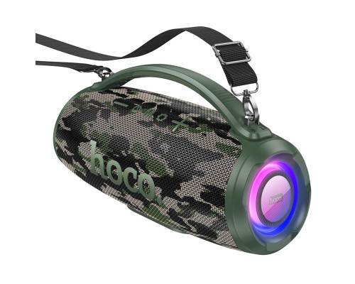 Портативна колонка HOCO HA4 mini Surge outdoor BT speaker Camouflage Green (6942007642309)