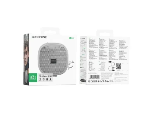 Акустична система BOROFONE BR47 Star sports BT speaker Сiрий Деф.пак mag-2000001661475146337