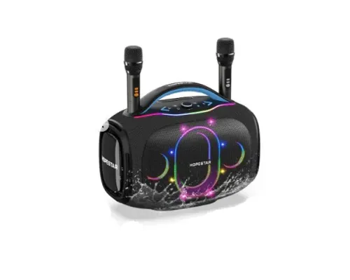 Колонка Bluetooth HOPESTAR PARTYBOX ULTRA with 2pcs UHF microphone 550W Black mag-2000001667958153390