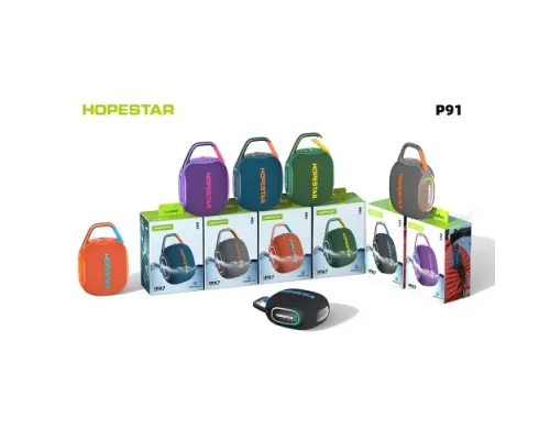 Колонка Bluetooth HOPESTAR P91 15W Purple mag-2000001676455153420