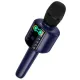 Караоке-мікрофон HOCO L24 Shine karaoke microphone Blue mag-6942007673785153139