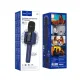 Караоке-мікрофон HOCO L24 Shine karaoke microphone Blue mag-6942007673785153139