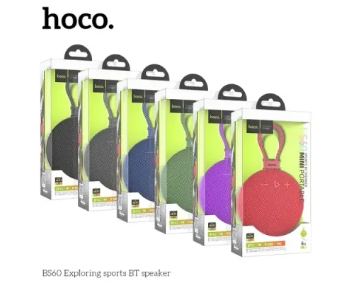 Акустична система HOCO BS60 Exploring sports BT speaker Black mag-6942007604758146714