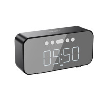 Акустична система XO F41 Mirror Clock Bluetooth Speaker Чорна mag-6920680846139140361