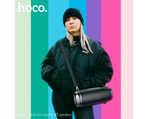 Акустична система HOCO HC5 Cool Enjoy sports BT speaker Black mag-6931474746641141184