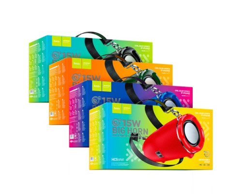 Акустична система HOCO HC5 Cool Enjoy sports BT speaker Black mag-6931474746641141184