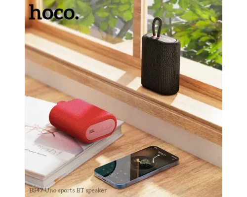 Акустична система HOCO BS47 Uno sports BT speaker Red mag-6931474755988145074