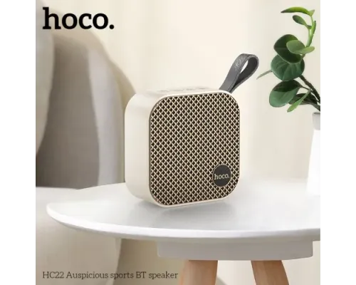 Акустична система HOCO HC22 Auspicious sports BT speaker Paint White mag-6931474798893151173