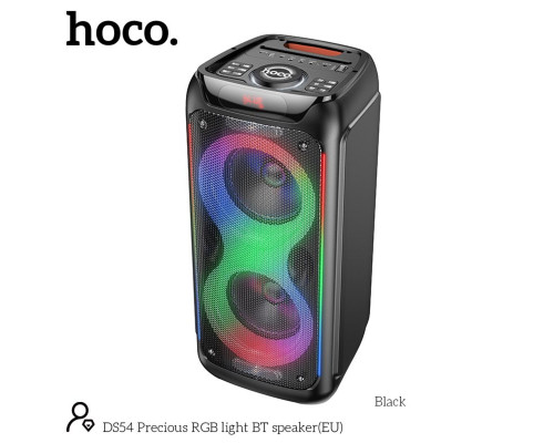 Портативна колонка HOCO DS54 Precious RGB light BT speaker Black