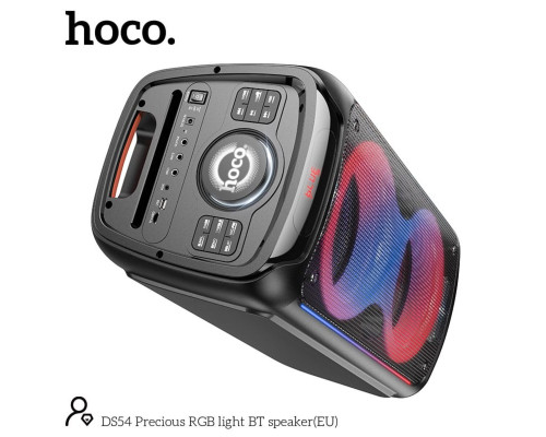 Портативна колонка HOCO DS54 Precious RGB light BT speaker Black