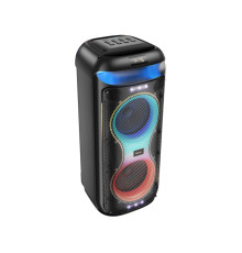 Портативна колонка HOCO HA13 Max Ramon outdoor BT speaker with two wireless microphones Black (6942007643627)
