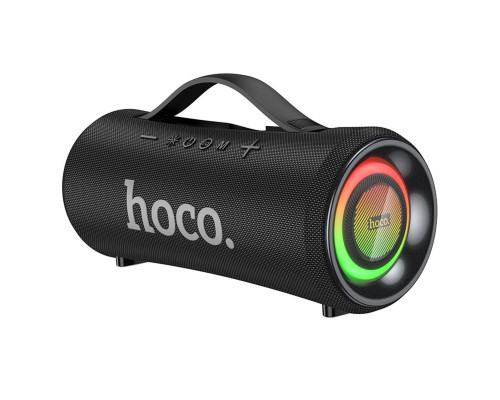 Портативна колонка HOCO HA10 Oleada outdoor BT speaker Black (6942007635608)