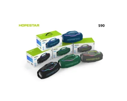 Колонка Bluetooth HOPESTAR S90 with 1pcs microphone 220W Black mag-2000001667965153391