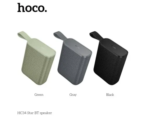 Акустична система HOCO HC34 Star BTspeaker Black mag-6942007652193144430