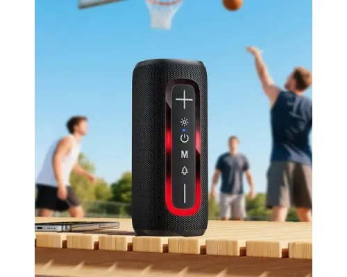 Акустична система HOCO HC36 Brocade sports BT speaker Black mag-6942007658744146748