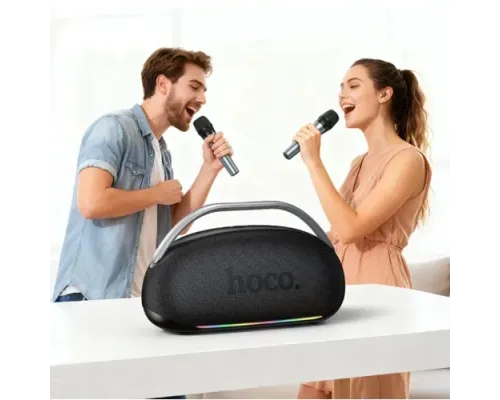 Акустична система HOCO HT2 Melody portable BT speaker Black mag-6942007672153153791