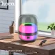 Акустична система HOCO BS58 Crystal colorful luminous BT speaker Мagic black night mag-6942007600552144194