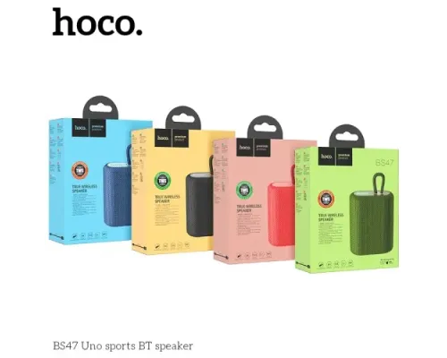 Акустична система HOCO BS47 Uno sports BT speaker Army green mag-6931474756008146702
