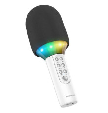 Портативна колонка BOROFONE BFK2 Elf karaoke microphone White