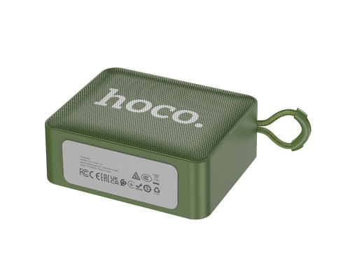 Портативна колонка HOCO BS51 Gold brick sports BT speaker Army Green