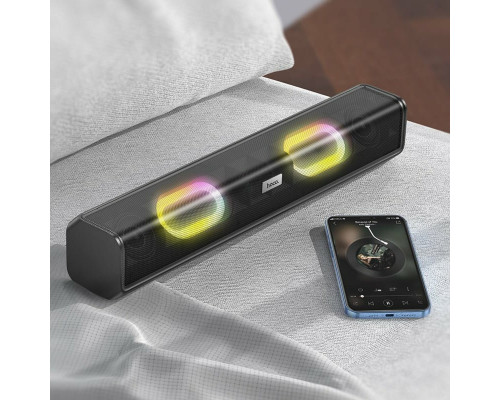 Портативна колонка HOCO BS49 Dazzling sound desktop wireless speaker Black