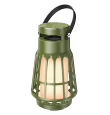 Портативна колонка HOCO BS61 Wild fun outdoor camping light BT speaker Olive Green